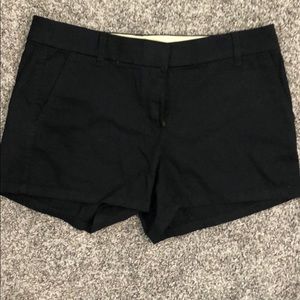 Black Jcrew shorts. Never worn. Size 8.